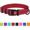 Show in main carousel: CollarDirect Adjustable Reflective Nylon Dog Collar, Red, Large slide 7 of 8