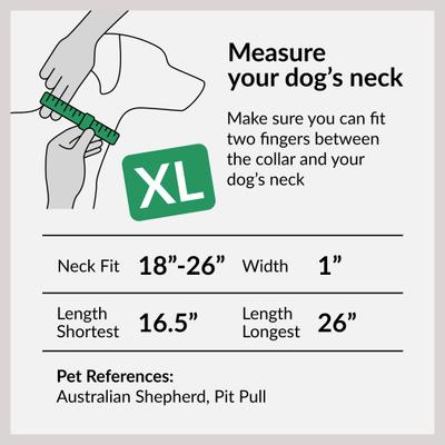 Show full view: CollarDirect Adjustable Reflective Nylon Dog Collar, Red, X-Large slide 6 of 9