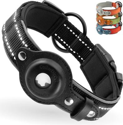 Show full view: CollarDirect Airtag Dog Collar, Black, Large slide 1 of 2
