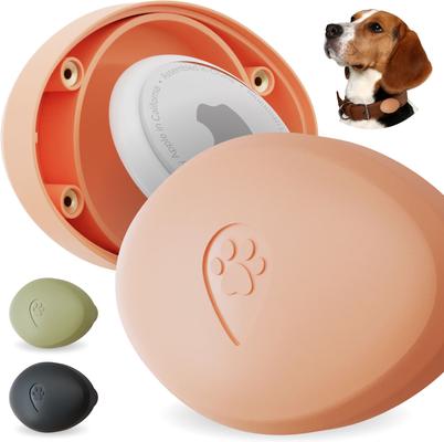 Show full view: CollarDirect Airtag Holder for Dog Collar, 2 count, Pink slide 1 of 7