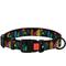 Show in main carousel: CollarDirect Floral Design Pattern Nylon Dog Collar, Black, Large slide 2 of 6