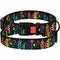Show in main carousel: CollarDirect Floral Design Pattern Nylon Dog Collar, Black, Small slide 1 of 6