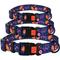 Show in main carousel: CollarDirect Floral Design Pattern Nylon Dog Collar, Navy Blue, X-Large slide 4 of 6