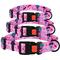 Show in main carousel: CollarDirect Floral Design Pattern Nylon Dog Collar, Pink, Small slide 5 of 7
