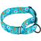 Show in main carousel: CollarDirect Floral Design Pattern Nylon Martingale Dog Collar, Mint Green, Medium slide 3 of 6