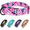 Show in main carousel: CollarDirect Floral Design Pattern Nylon Martingale Dog Collar, Pink, Medium slide 3 of 4
