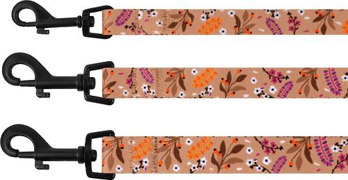 Show full view: CollarDirect Floral Pattern Nylon Dog Leash, Beige, Large slide 3 of 3