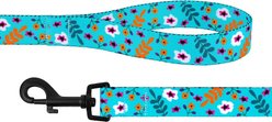 CollarDirect Floral Pattern Nylon Dog Leash, Mint Green, Large slide 2 of 3