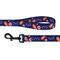 Show in main carousel: CollarDirect Floral Pattern Nylon Dog Leash, Navy Blue, Large slide 2 of 3