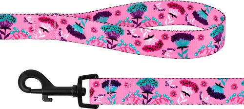 Show full view: CollarDirect Floral Pattern Nylon Dog Leash, Pink, Medium slide 2 of 3