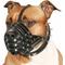 Show in main carousel: CollarDirect Leather Basket Dog Muzzle for Pitbull, Black slide 3 of 4