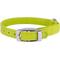 Show in main carousel: CollarDirect Leather Cat Collar with Bell, Lime Green, Medium: 9 to 11-in neck, 3/8-in wide slide 1 of 4