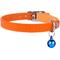 Show in main carousel: CollarDirect Leather Cat Collar with Bell, Orange, Medium: 9 to 11-in neck, 3/8-in wide slide 2 of 4