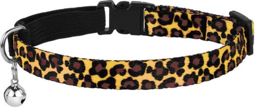 Show full view: CollarDirect Leopard Breakaway Buckle Cat Collar, Brown slide 2 of 4