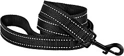 CollarDirect Reflective Nylon Dog Leash, 5-ft, Black, Medium