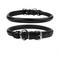 Show in main carousel: CollarDirect Rolled Leather Dog Collar, Black, X-Large: 16 to 18-in neck, 9/16-in wide slide 1 of 5