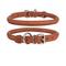 Show in main carousel: CollarDirect Rolled Leather Dog Collar, Brown, Small: 9 to 11-in neck, 3/8-in wide slide 1 of 5