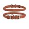 Show in main carousel: CollarDirect Rolled Leather Dog Collar, Brown, XX-Small: 6 to 6-in neck, 3/8-in wide slide 1 of 6