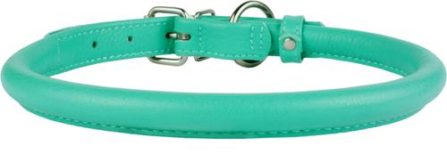 Show full view: CollarDirect Rolled Leather Dog Collar, Mint Green, Small: 9 to 11-in neck, 3/8-in wide slide 2 of 5