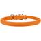 Show in main carousel: CollarDirect Rolled Leather Dog Collar, Orange, Large: 14 to 16-in neck, 1/2-in wide slide 3 of 6