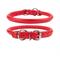 Show in main carousel: CollarDirect Rolled Leather Dog Collar, Red, Large: 14 to 16-in neck, 1/2-in wide slide 1 of 6