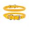Show in main carousel: CollarDirect Rolled Leather Dog Collar, Yellow, X-Large: 16 to 18-in neck, 9/16-in wide slide 1 of 5