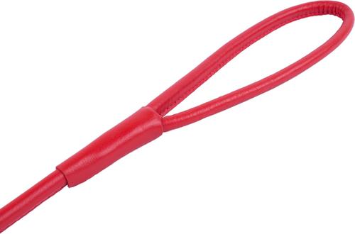 Show full view: CollarDirect Rolled Leather Dog Leash, Red, Small: 6-ft long, 1/4-in wide slide 4 of 5