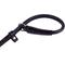 Show in main carousel: CollarDirect Rolled Leather Dog Slip Lead, Black, Large: 6-ft long, 3/8-in wide slide 2 of 3