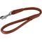 Show in main carousel: CollarDirect Short Traffic Rolled Leather Dog Leash, Brown, Large: 1.75-ft long, 1/2-in wide slide 1 of 3