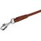 Show in main carousel: CollarDirect Short Traffic Rolled Leather Dog Leash, Brown, Large: 1.75-ft long, 1/2-in wide slide 2 of 3
