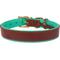 Show in main carousel: CollarDirect Soft Padded Leather Dog Collar, Mint Green, Large slide 2 of 4