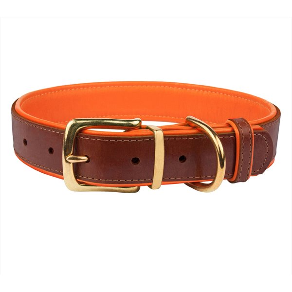 Digby & Fox Padded Leather Dog Collar