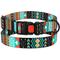 Show in main carousel: CollarDirect Tribal Aztec Nylon Dog Collar, Pattern 2, Large: 14 to 18-in neck, 1-in wide slide 1 of 9