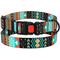 Show in main carousel: CollarDirect Tribal Aztec Nylon Dog Collar, Pattern 2, Medium: 12 to 16-in neck, 3/4-in wide slide 1 of 8