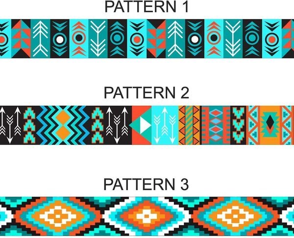 COLLARDIRECT Tribal Aztec Nylon Dog Collar, Pattern 2, Medium: 12 to 16 ...