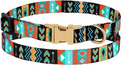 CollarDirect Tribal Aztec Nylon Dog Collar, Pattern 2, X-Small: 7 to 10-in neck, 2/5-in wide