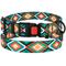 Show in main carousel: CollarDirect Tribal Aztec Nylon Dog Collar, Pattern 3, Small: 10 to 13-in neck, 5/8-in wide slide 1 of 9