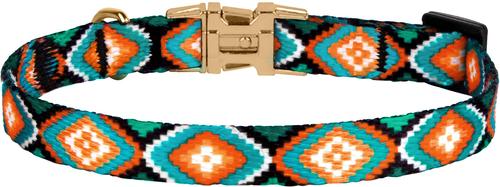 Show full view: CollarDirect Tribal Aztec Nylon Dog Collar, Pattern 3, X-Small: 7 to 10-in neck, 2/5-in wide slide 6 of 7