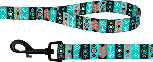 Show full view: CollarDirect Tribal Aztec Nylon Dog Leash, Pattern 1, Small: 5-ft long, 5/8-in wide slide 3 of 7