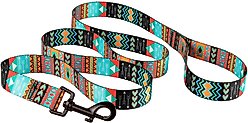 CollarDirect Tribal Aztec Nylon Dog Leash, Pattern 2, Large: 5-ft long, 1-in wide slide 1 of 5