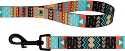 CollarDirect Tribal Aztec Nylon Dog Leash, Pattern 2, Large: 5-ft long, 1-in wide slide 2 of 5