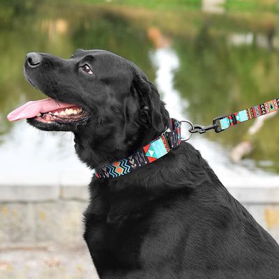 Show full view: CollarDirect Tribal Aztec Nylon Martingale Dog Collar, Pattern 2, Medium slide 5 of 10