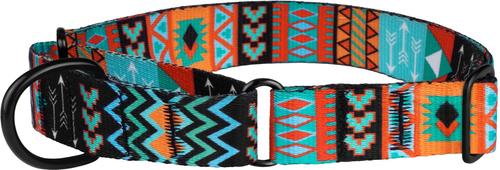Show full view: CollarDirect Tribal Aztec Nylon Martingale Dog Collar, Pattern 2, Medium slide 6 of 10