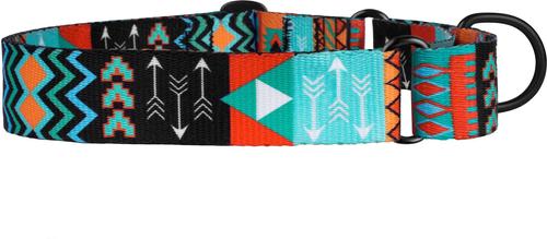 Show full view: CollarDirect Tribal Aztec Nylon Martingale Dog Collar, Pattern 2, Medium slide 7 of 10