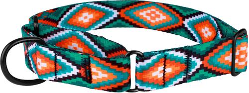 Show full view: CollarDirect Tribal Aztec Nylon Martingale Dog Collar, Pattern 3, Large: 19 to 24-in neck, 1.5-in wide slide 6 of 10