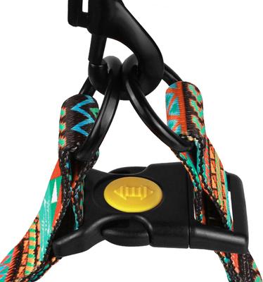 Show full view: CollarDirect Tribal Aztec Nylon Step In Back Clip Dog Harness, Pattern 2, Large: 23 to 28-in chest slide 3 of 7