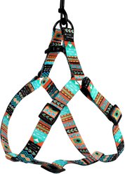 CollarDirect Tribal Aztec Nylon Step In Back Clip Dog Harness, Pattern 2, Medium: 18 to 22-in chest