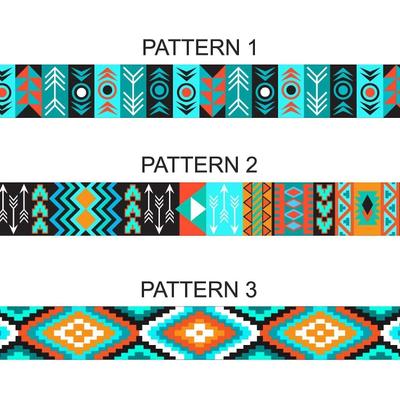 Show full view: CollarDirect Tribal Aztec Nylon Step In Back Clip Dog Harness, Pattern 3, Medium slide 4 of 6