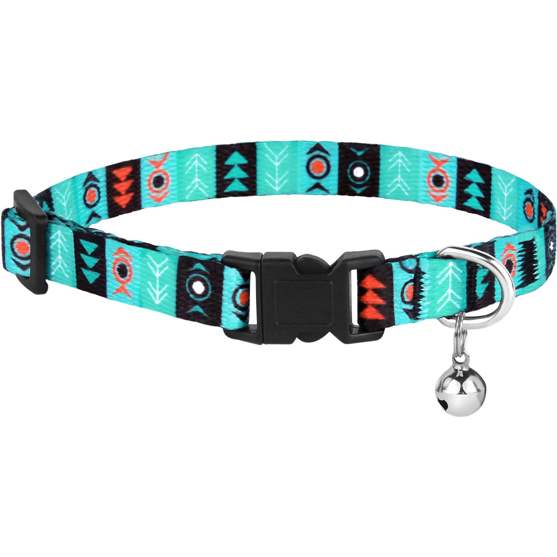 CollarDirect Tribal Breakaway Buckle Cat Collar, Pattern 1