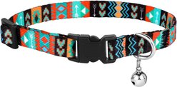 CollarDirect Tribal Breakaway Buckle Cat Collar, Pattern 2